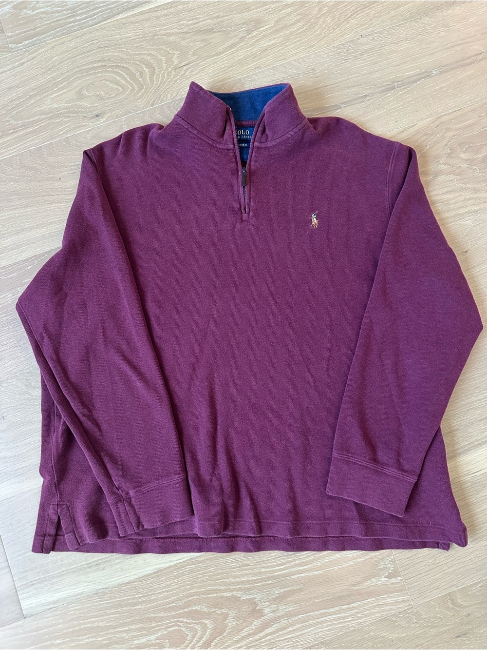 Men’s Polo Ralph Lauren Quarter Zip Jacket Preppy Resortwear Business Casual XL
